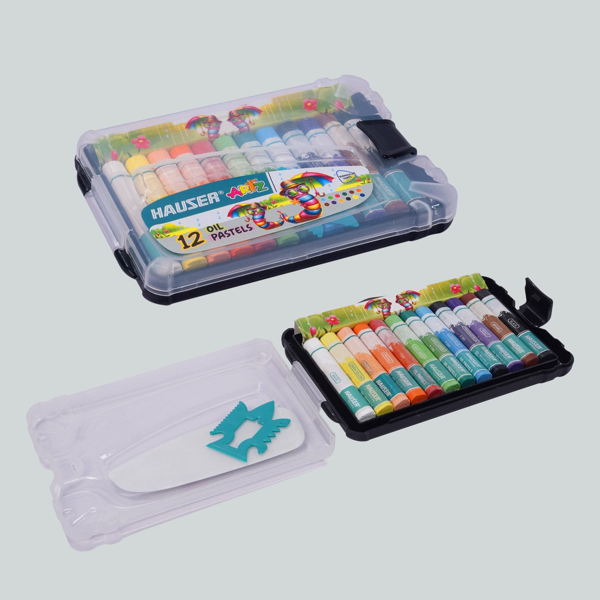 Hauser Oil Pastels 12 Pcs image 1