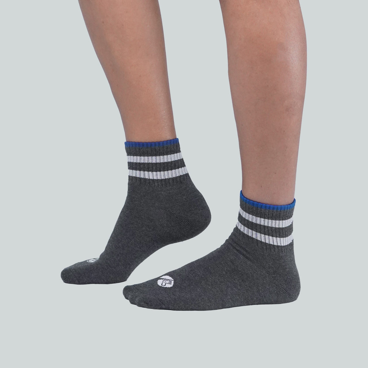 Office Half Socks - Design Grey image 6