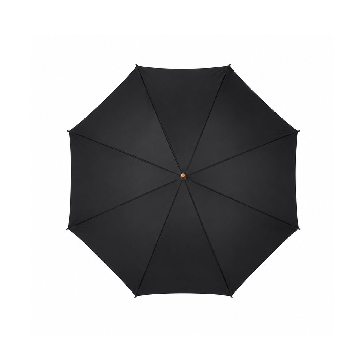 Black Curve Handle Ritual Umbrella - 2501