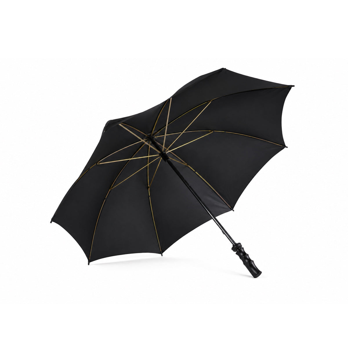 Gents Straight Umbrella Black 24" - 2561