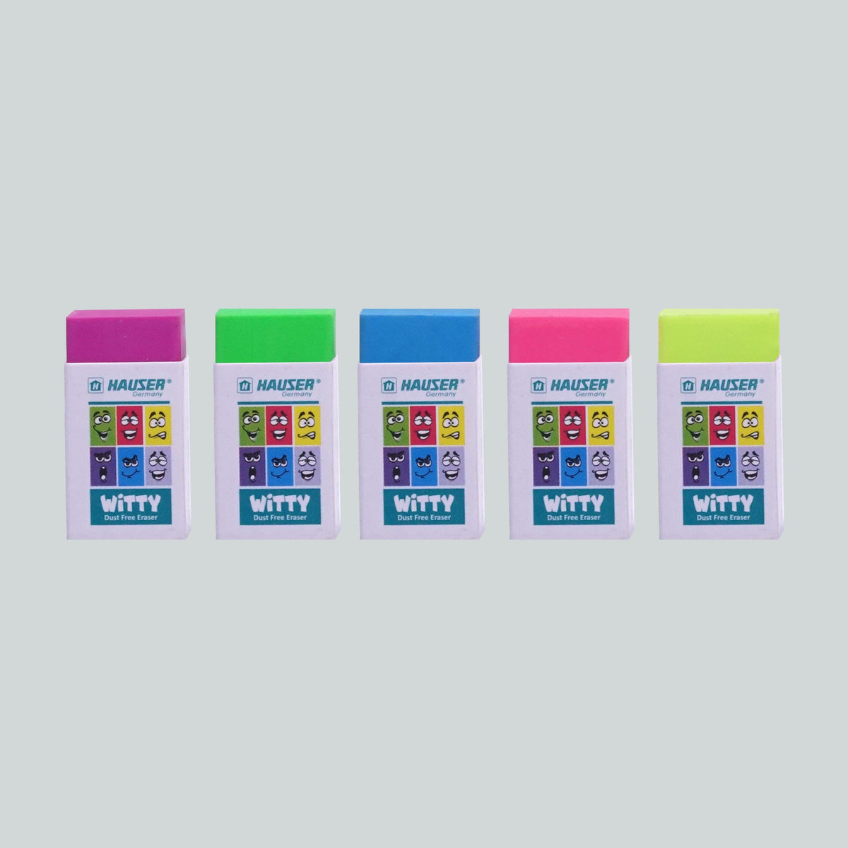 Hauser Small Neon Erasers 30 Pcs image 1