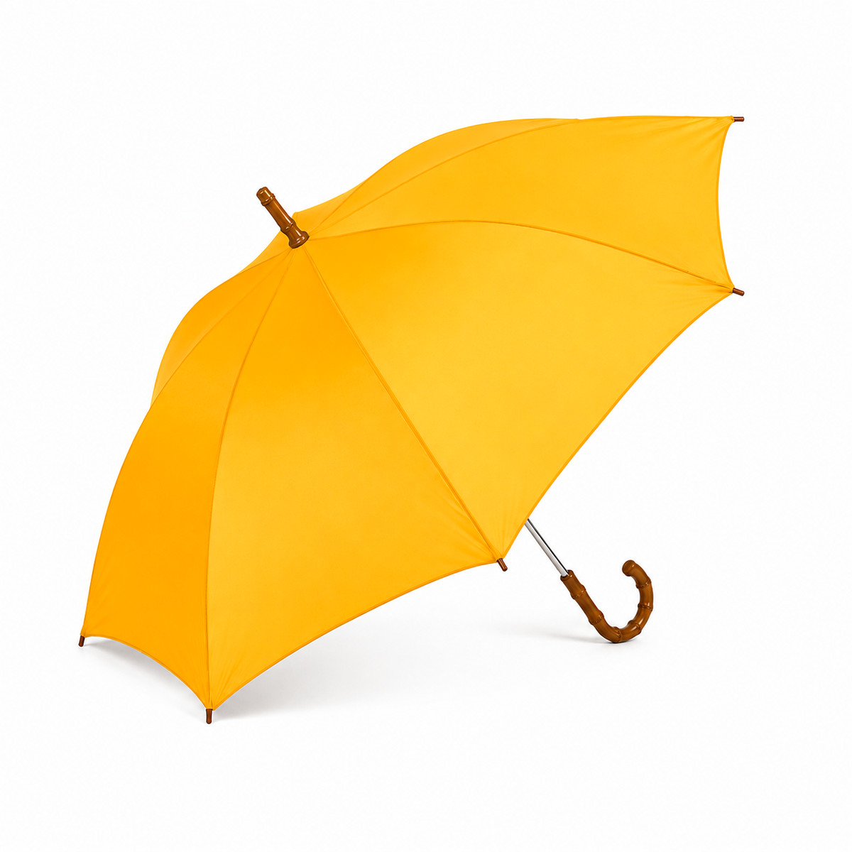 Yellow Curve Handle - Ritual Umbrella -2504