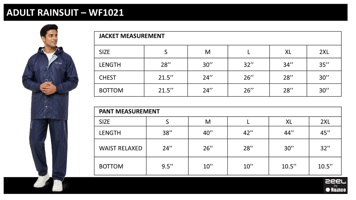 ZEEL GENTS RAIN SUIT (WF1021)
