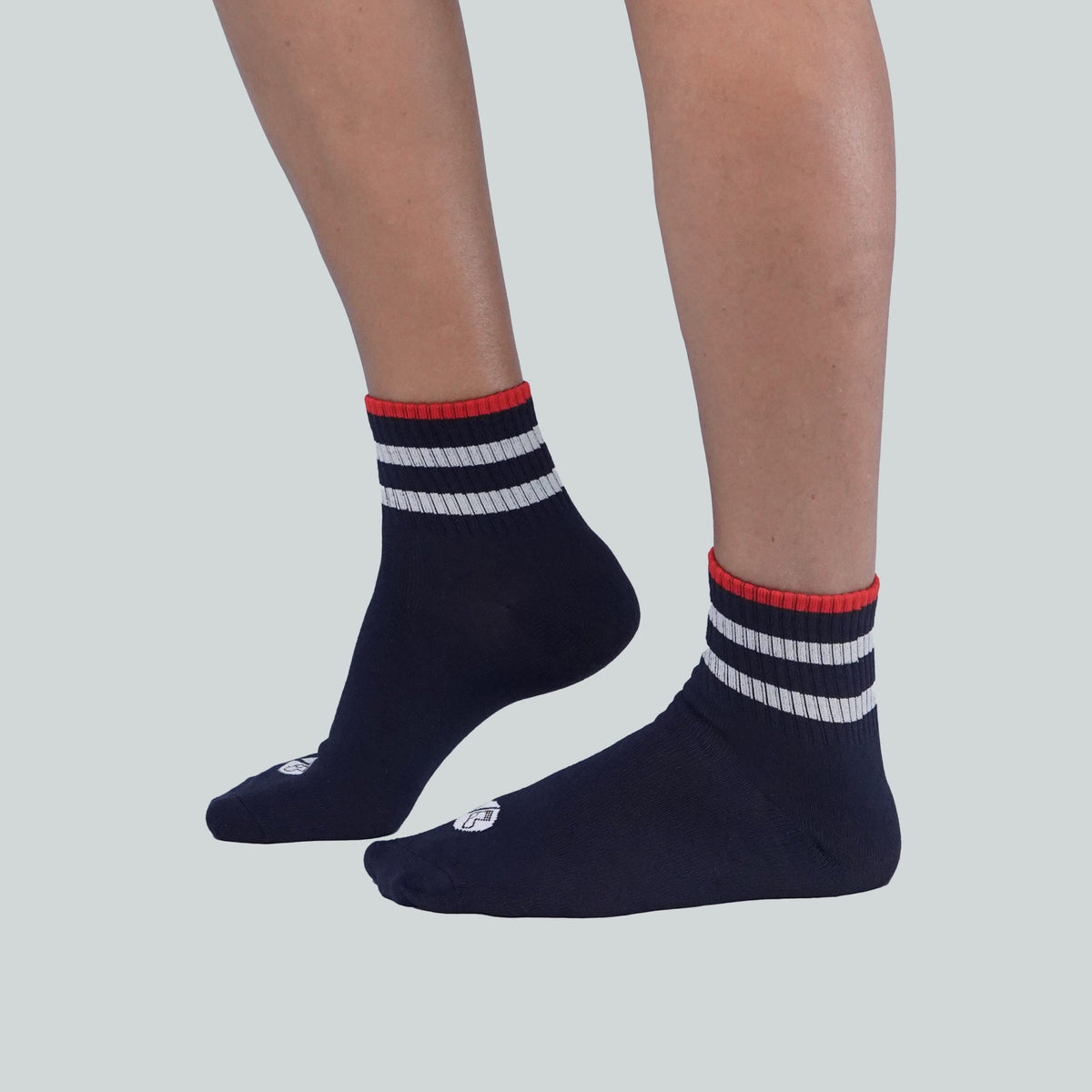 Office Half Socks - Design Navy Blue image 5