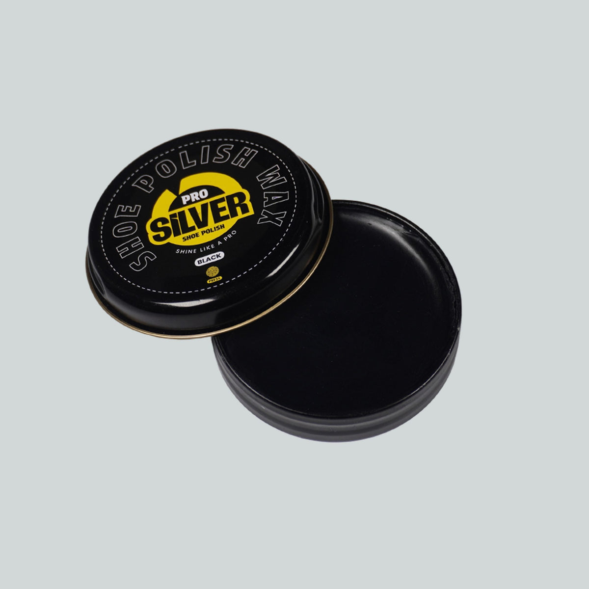Pro Silver Shoe Polish Wax - Black (36g) image 1