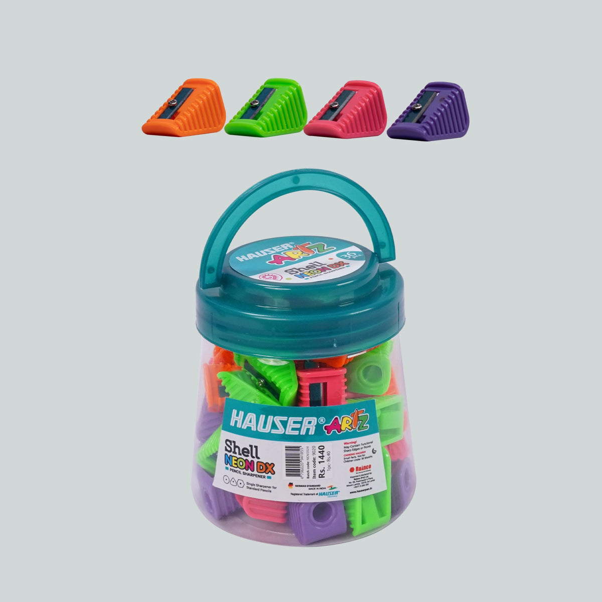 Hauser Shell neon DX Sharpeners 36 Pcs image 0