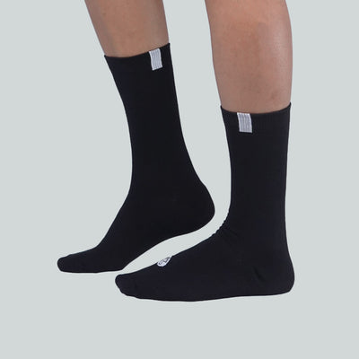 Office Mid Calf Socks - Design Black image 4