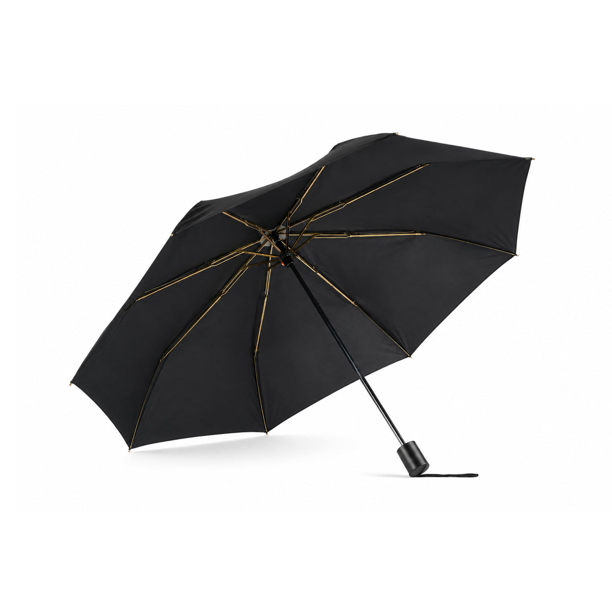 Bellflower Ladies Black Umbrella - 3 Fold-1075