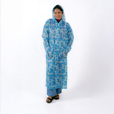 Daisy Raincoat - XL, Blue image