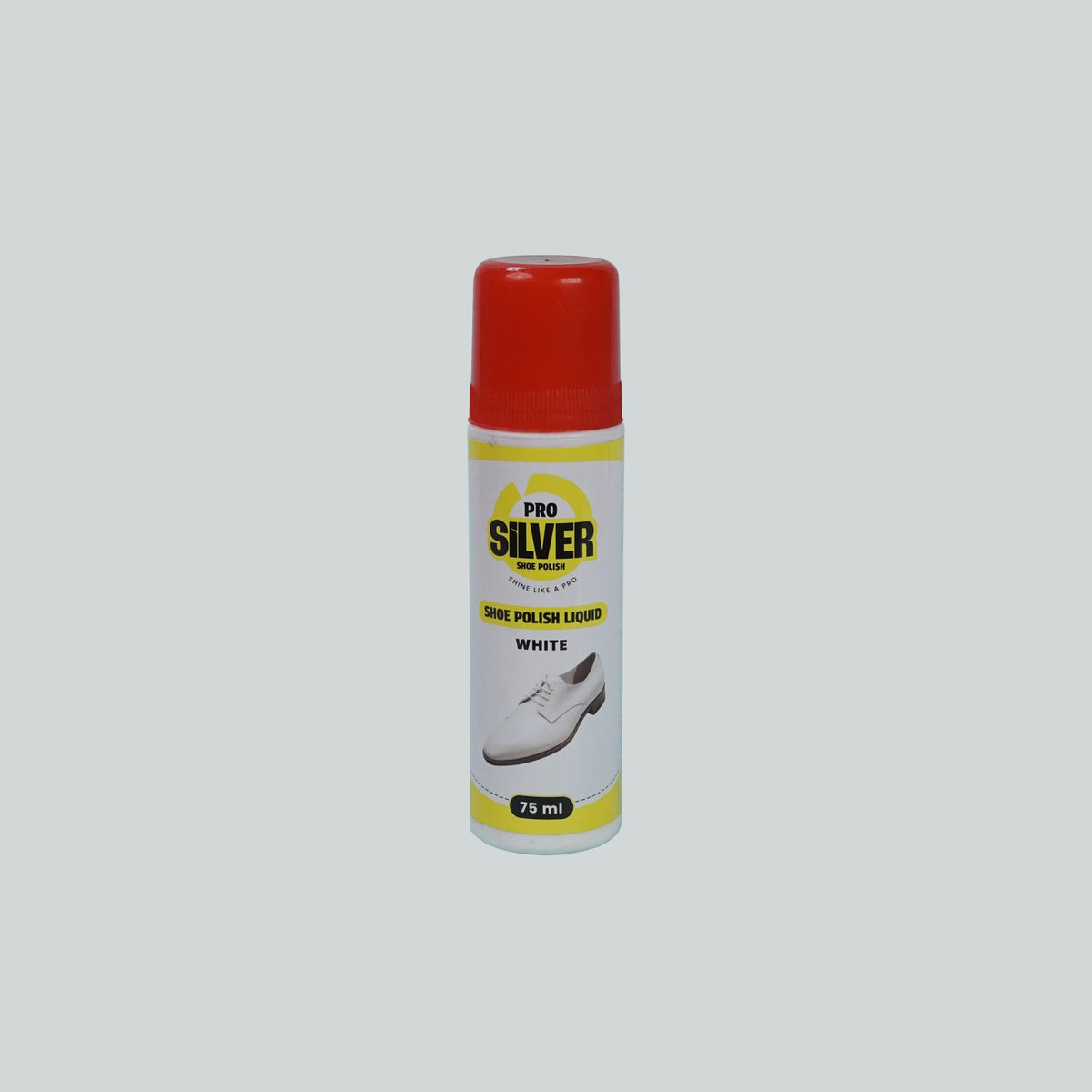 Pro Silver Shoe Polish Liquid - White (75ml) image 0