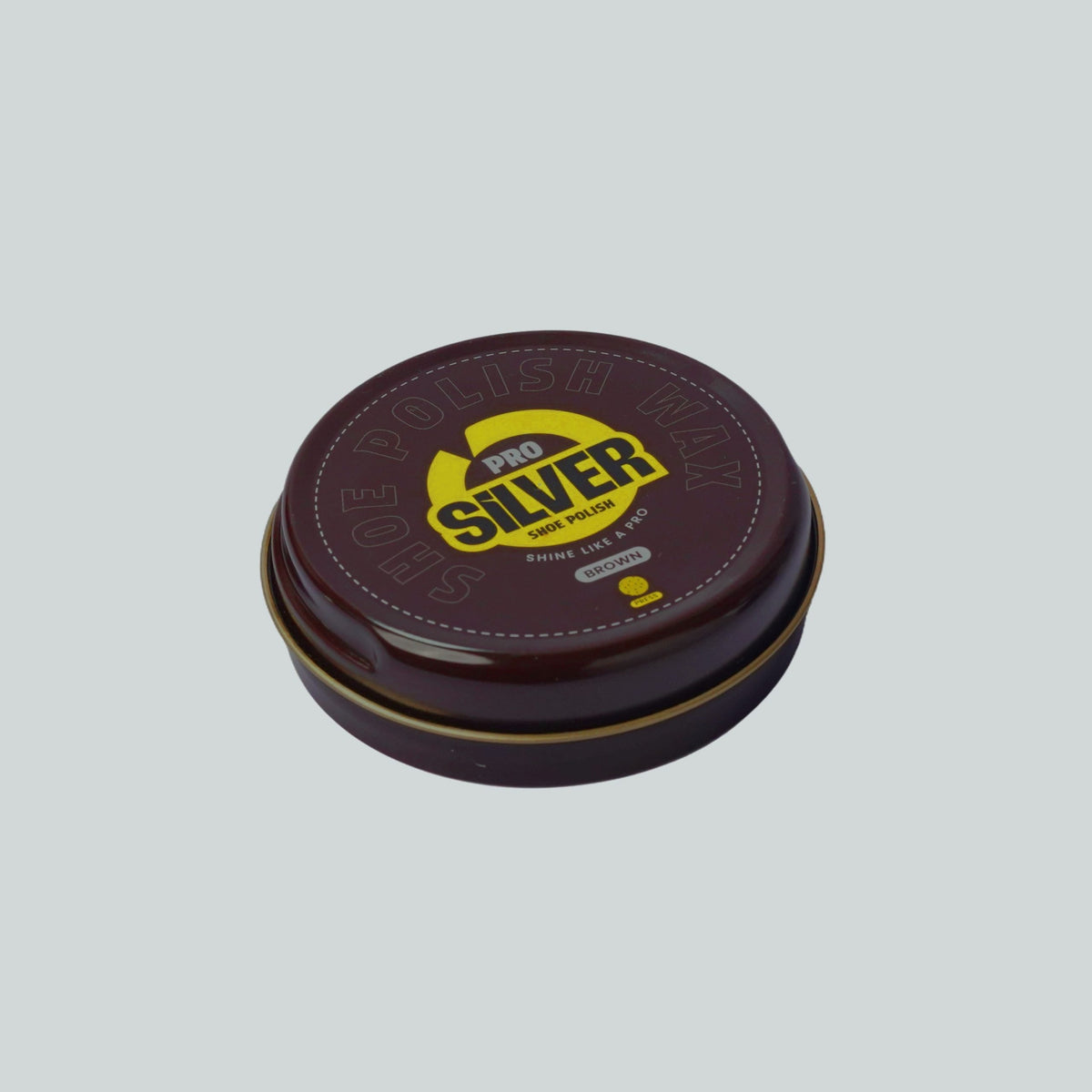 Pro Silver Shoe Polish Wax - Brown (36g) image 0
