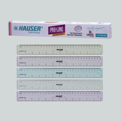 Hauser 12 Inch Ruler - 10 Pcs image 1