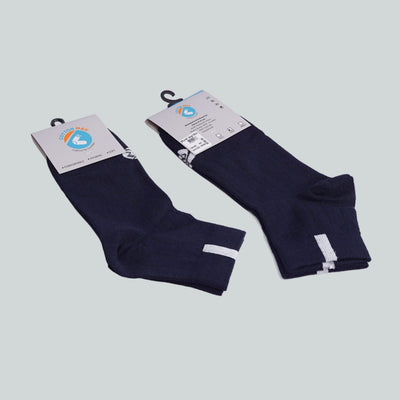 Office Half Socks - Design Navy Blue image 2