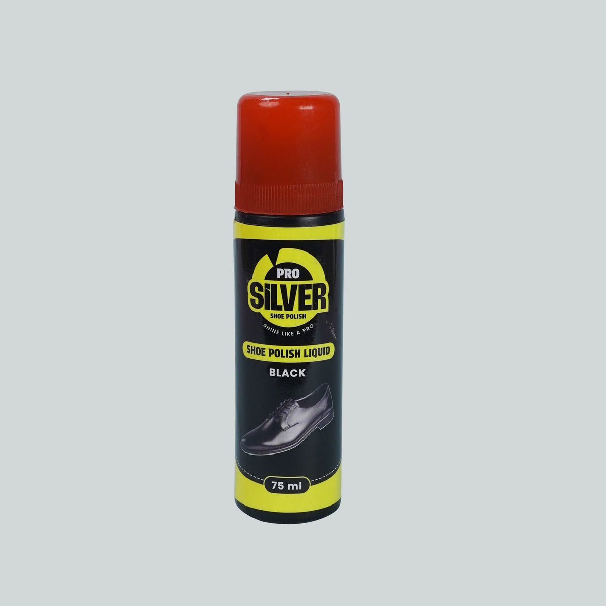 Pro Silver Shoe Polish Liquid - Black (75ml) image 0