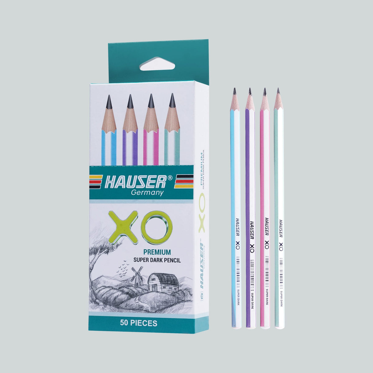 Hauser Graphite pencils 50 Pcs image 0