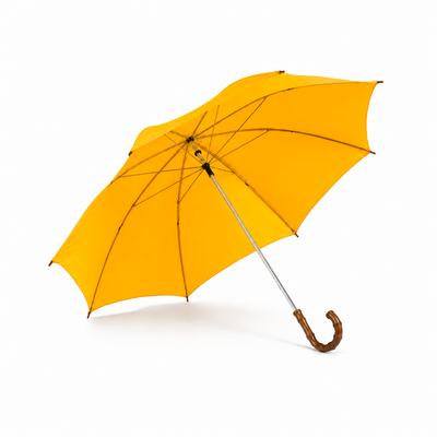 Yellow Curve Handle - Ritual Umbrella -2504