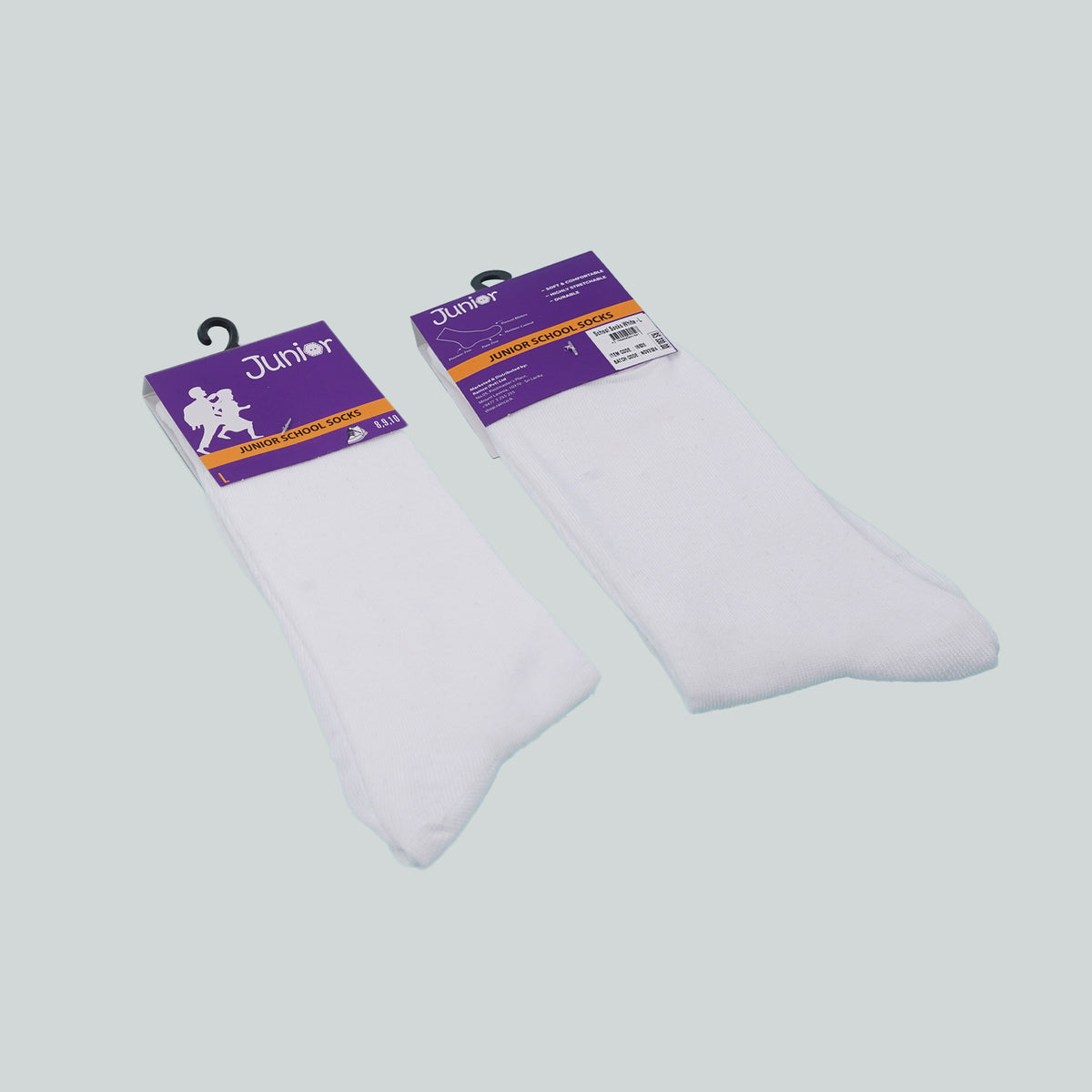 School Socks White