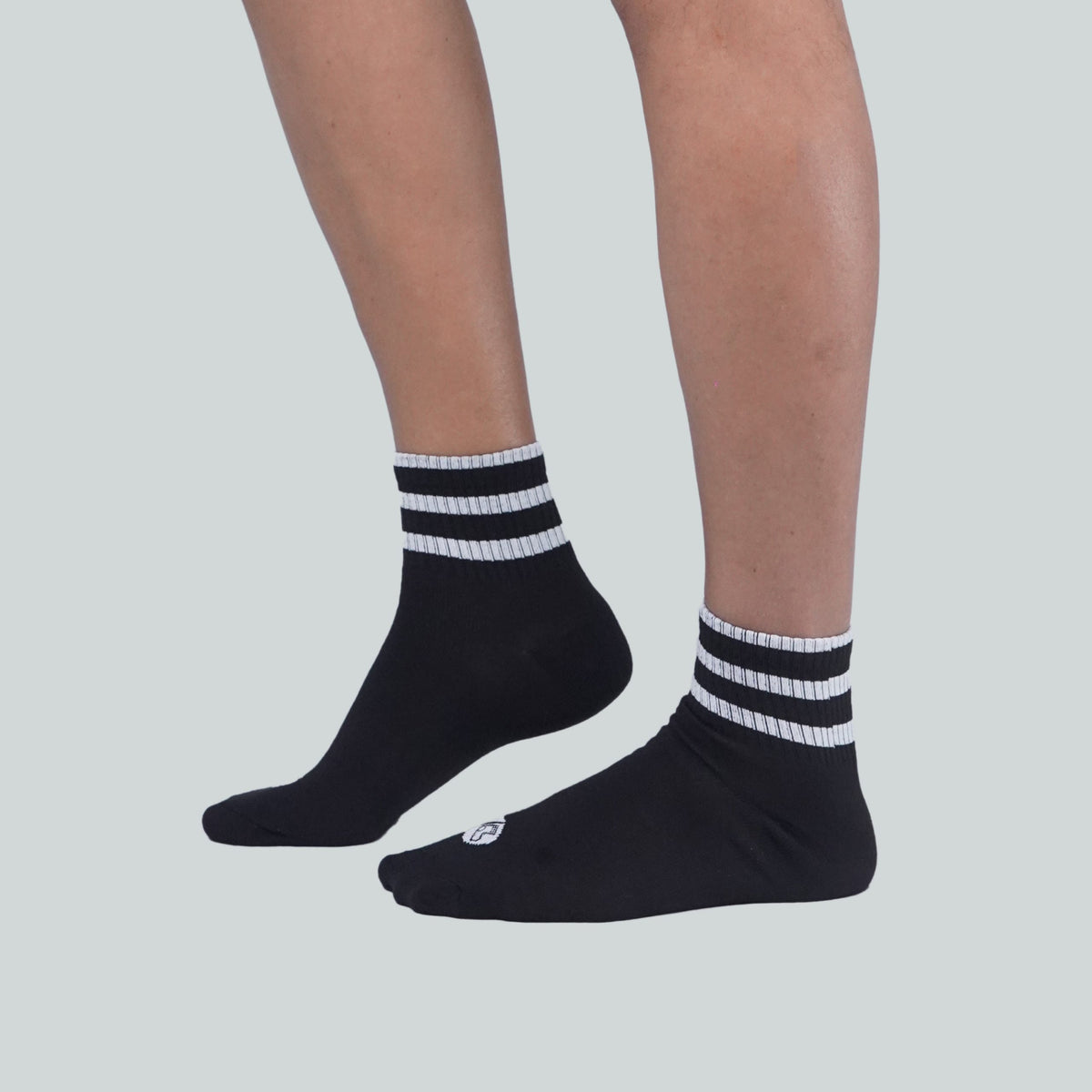 Office Half Socks - Design Black image 4
