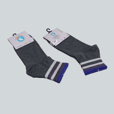 Office Half Socks - Design Grey image 5