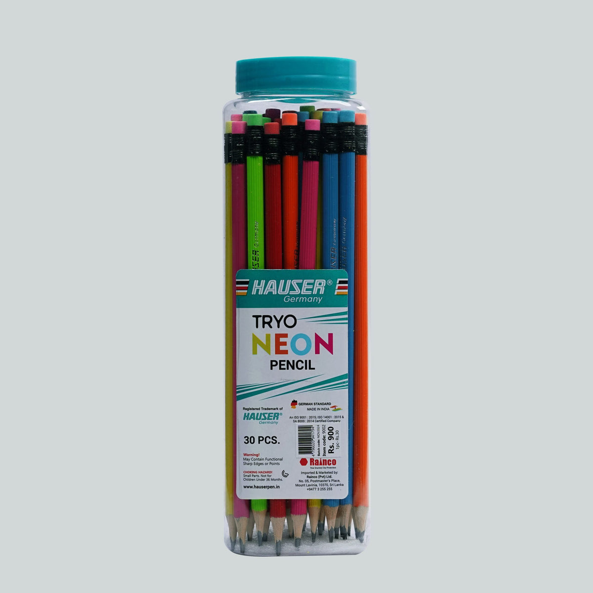 Hauser Tryo Neon - Polymer Pencils 30 Pcs image 0