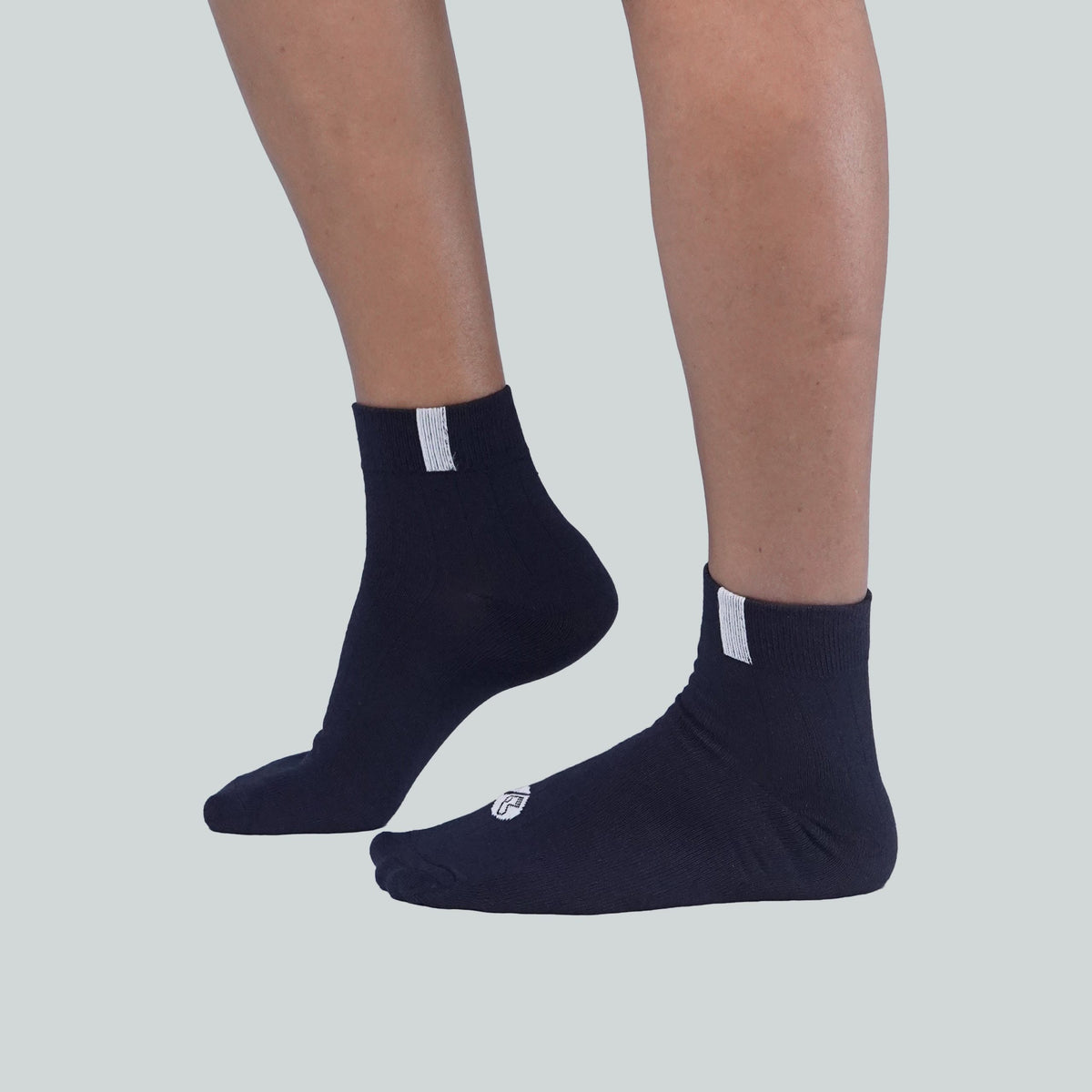 Office Half Socks - Design Navy Blue image 3