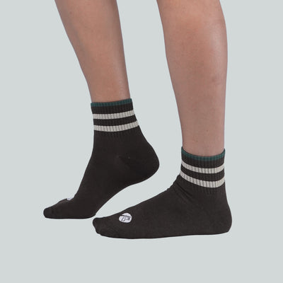 Office Half Socks - Design Brown image 6