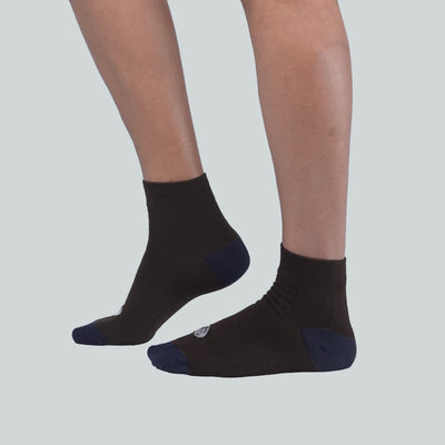 Office Half Socks - Design Brown image 4