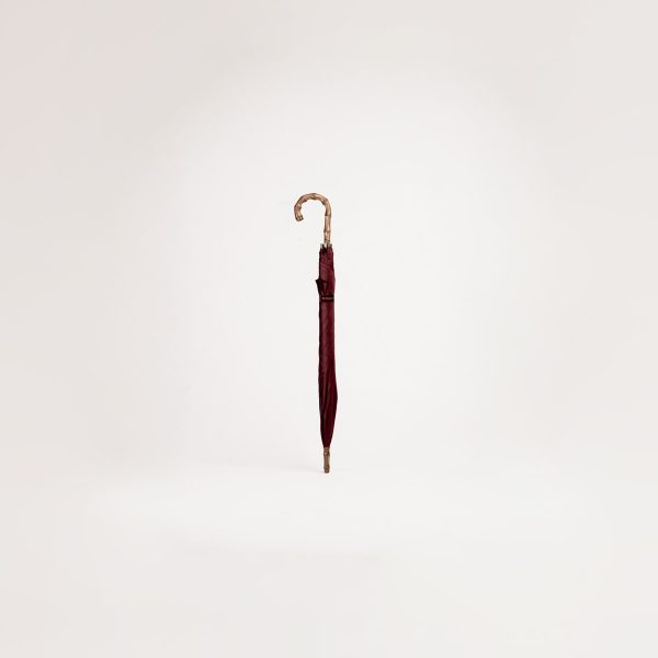 Maroon Curve Handle – Ritual umbrella