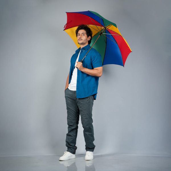  24″ Multi Colour Gents Umbrella