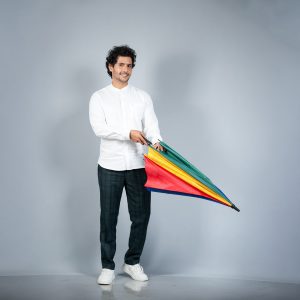  30″ Multi Colour Gents Umbrella