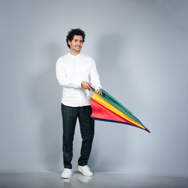  30″ Multi Colour Gents Umbrella