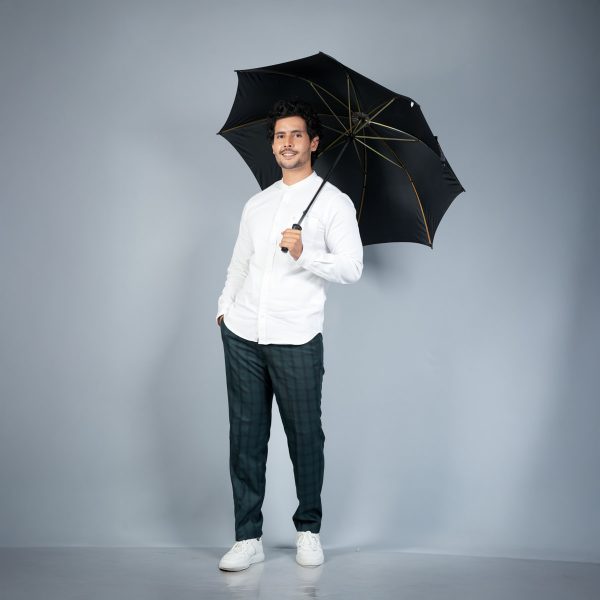 Rainco 24" Black Gents Umbrella